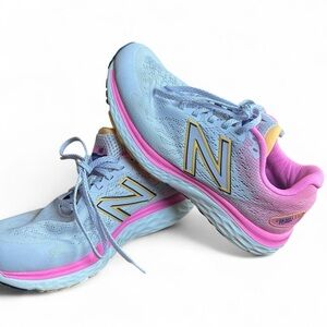 New Balance Fresh Foam 680 Women’s Sneakers – Size 7.5-Pink/ white/orange